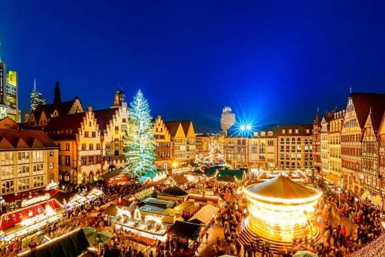 Идеальная формула новогоднего настроения: светлая атмосфера Рождества + нарядность немецких городов