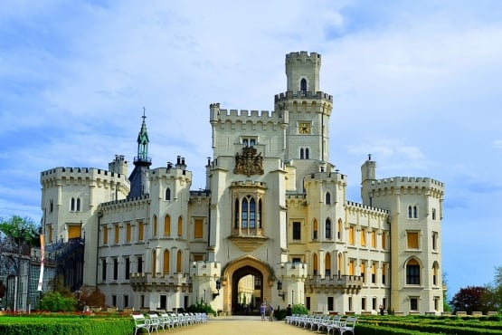 "Перлина" Чехії - замок Глубока над Влтавою 
