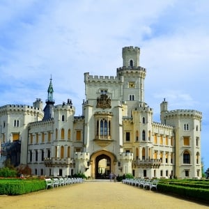 "Перлина" Чехії - замок Глубока над Влтавою 